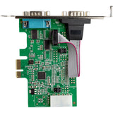 STARTECH 2-port PCI Express RS232 Serial Adapter Card - PCIe RS232 Serial Host Controller Card - PCIe to Dual Serial DB9 Card - 16950 UART - Expansion Card | Windows & Linux (PEX2S953) (PEX2S953) STARTECH