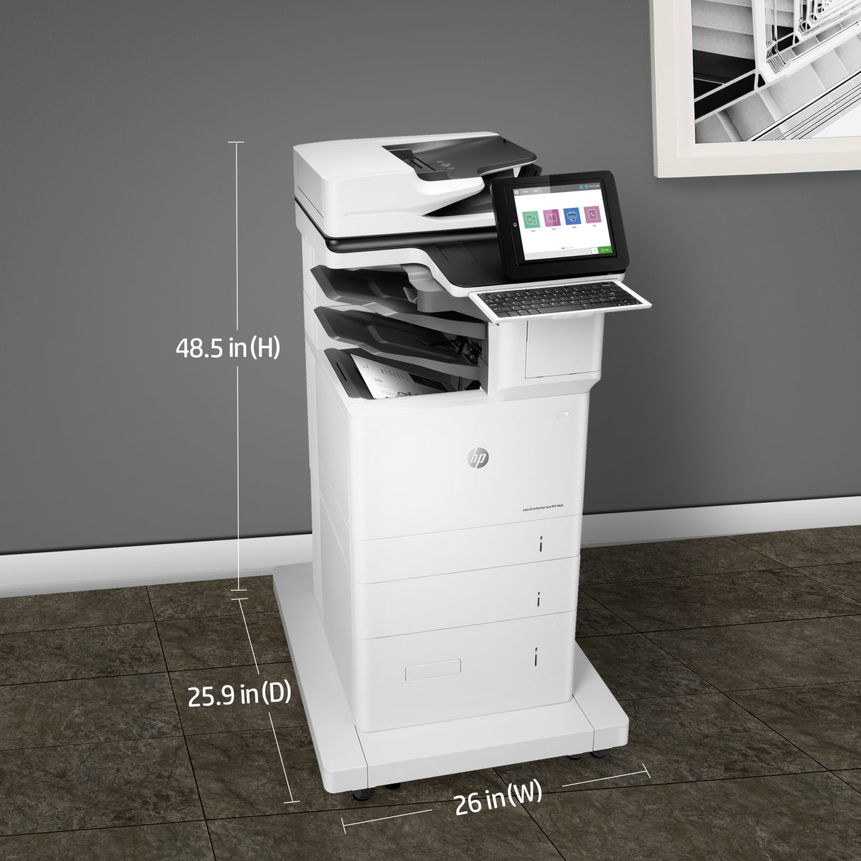 HP LaserJet Enterprise Flow M635z Multifunction Printer