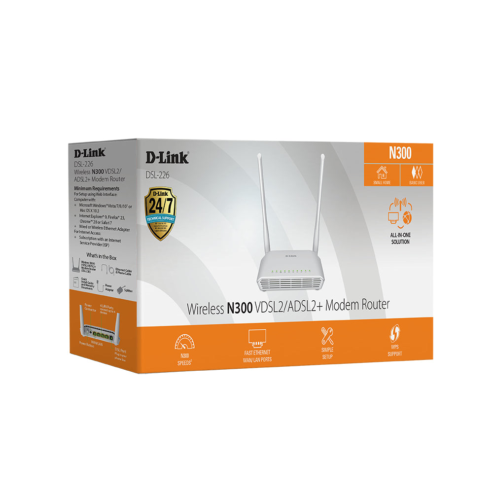 D-LINK DSL-226 Tabletop Router