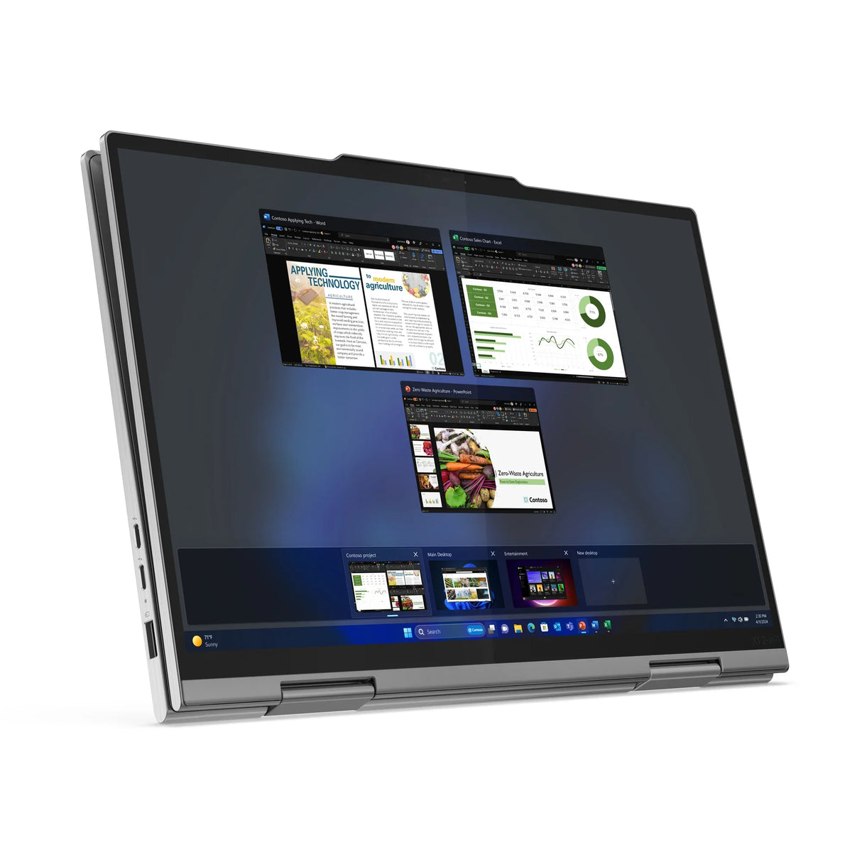 Lenovo THINKPAD X1 2-IN-1 Laptop – Intel Core Ultra 7 / 32GB RAM / 512GB SSD / Intel Integrated Graphics – Sustainable Business Laptop