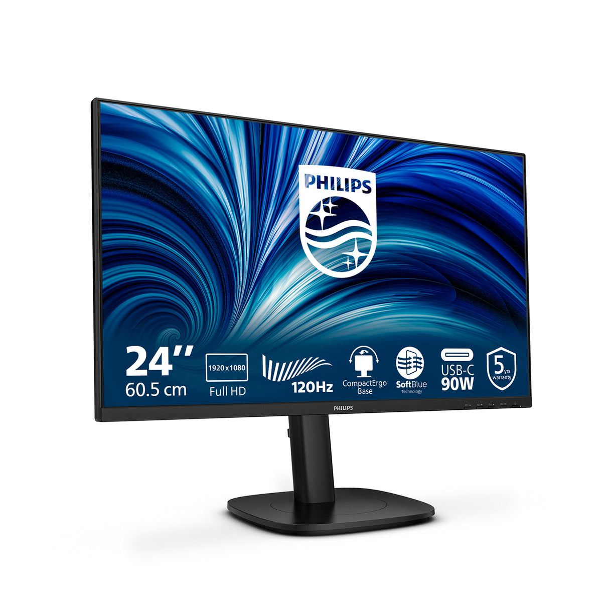 PHILIPS 24B2U3301 Monitor – 23.8" / Full HD / IPS / 120Hz – Business Monitor