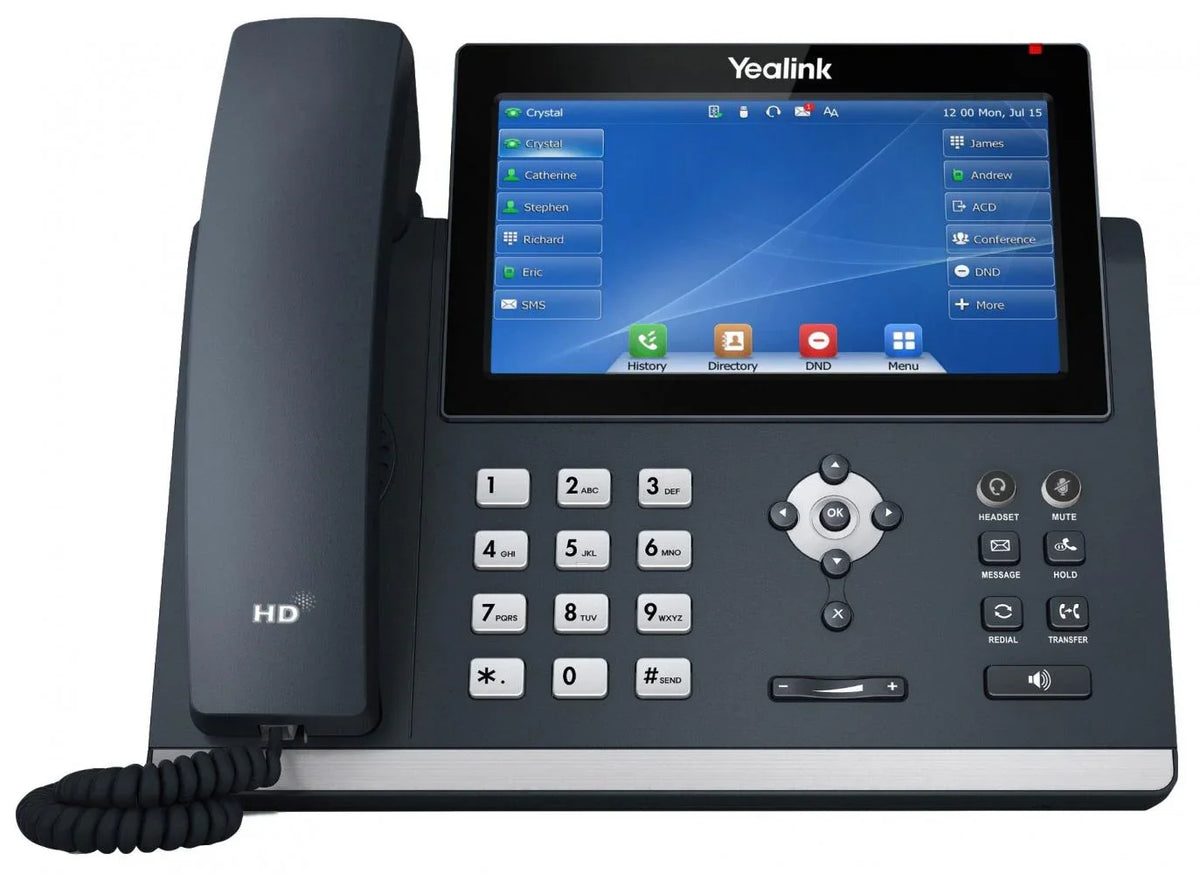 YEALINK 7" 800 x 480 LED | AC 100~240V| DC 5V|2A (SIP-T48U)