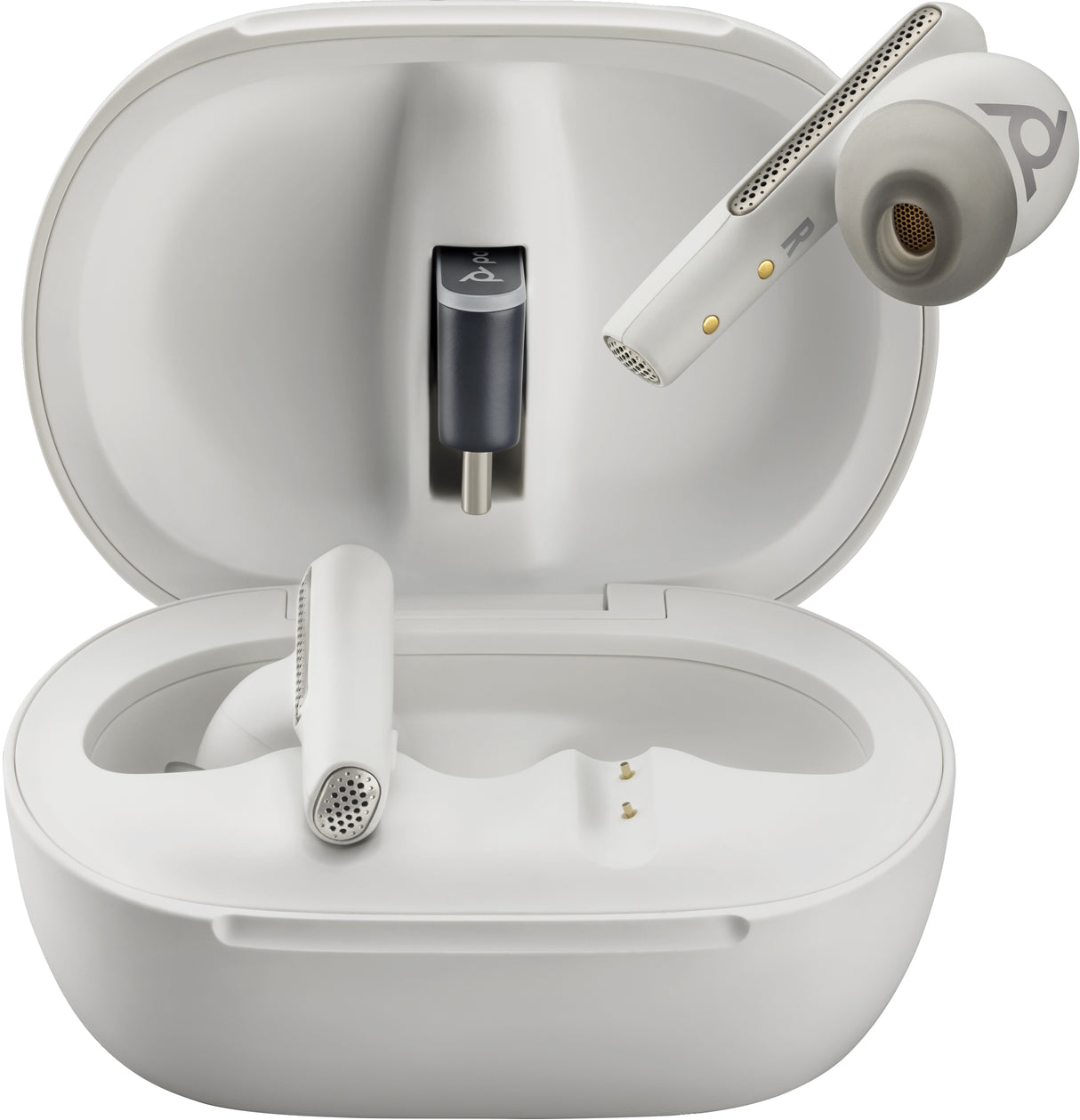 POLY Voyager Free 60 UC BT700 USB-C Touchscreen Charge Case Headset