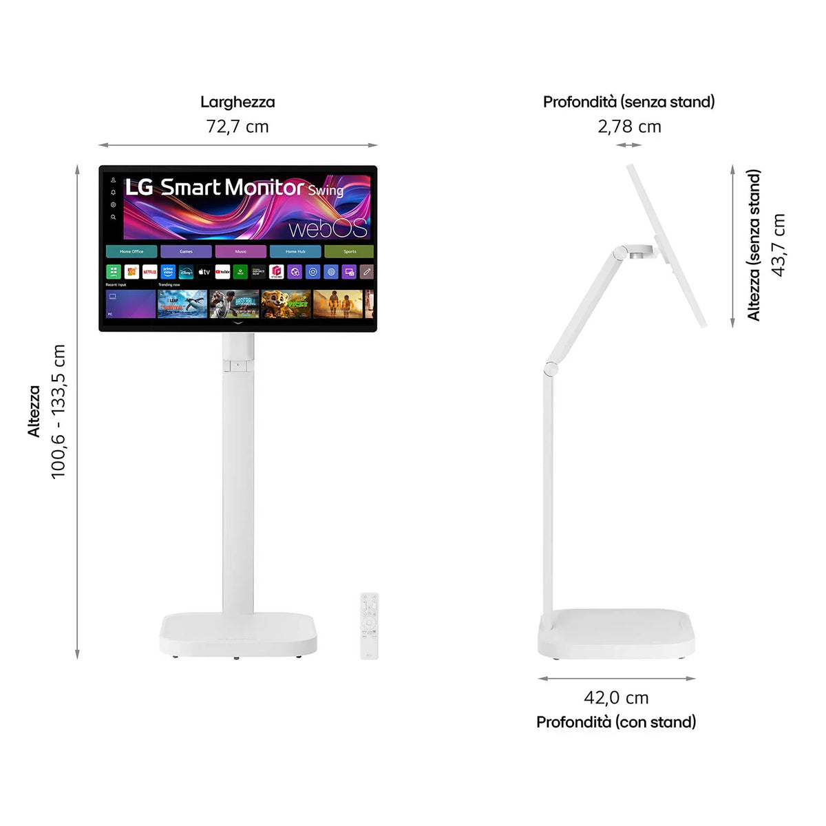 LG 32U889SA-W Monitor – 31.5" / 4K UHD / IPS / 60Hz – Business Monitor