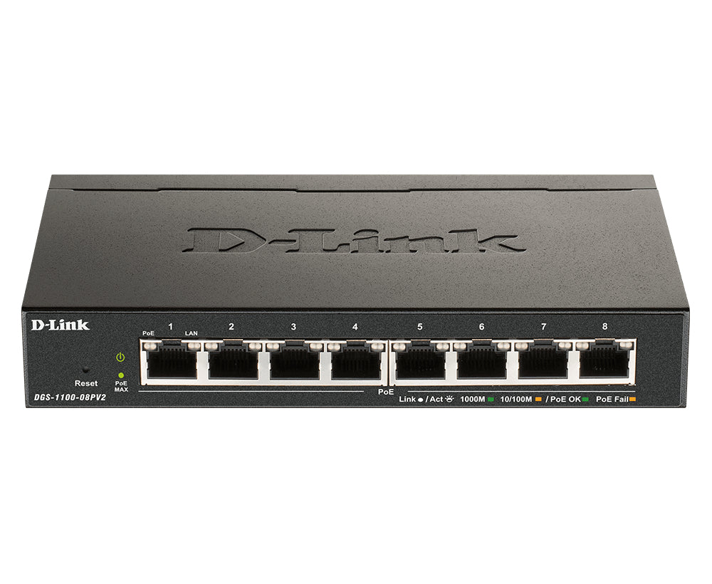 D-LINK DGS-1100-08PV2 Network Switch