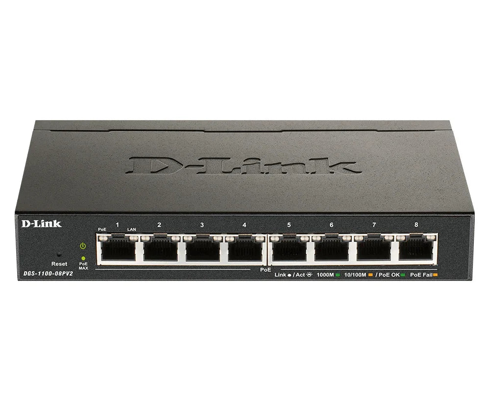 D-LINK DGS-1100-08PV2 Network Switch