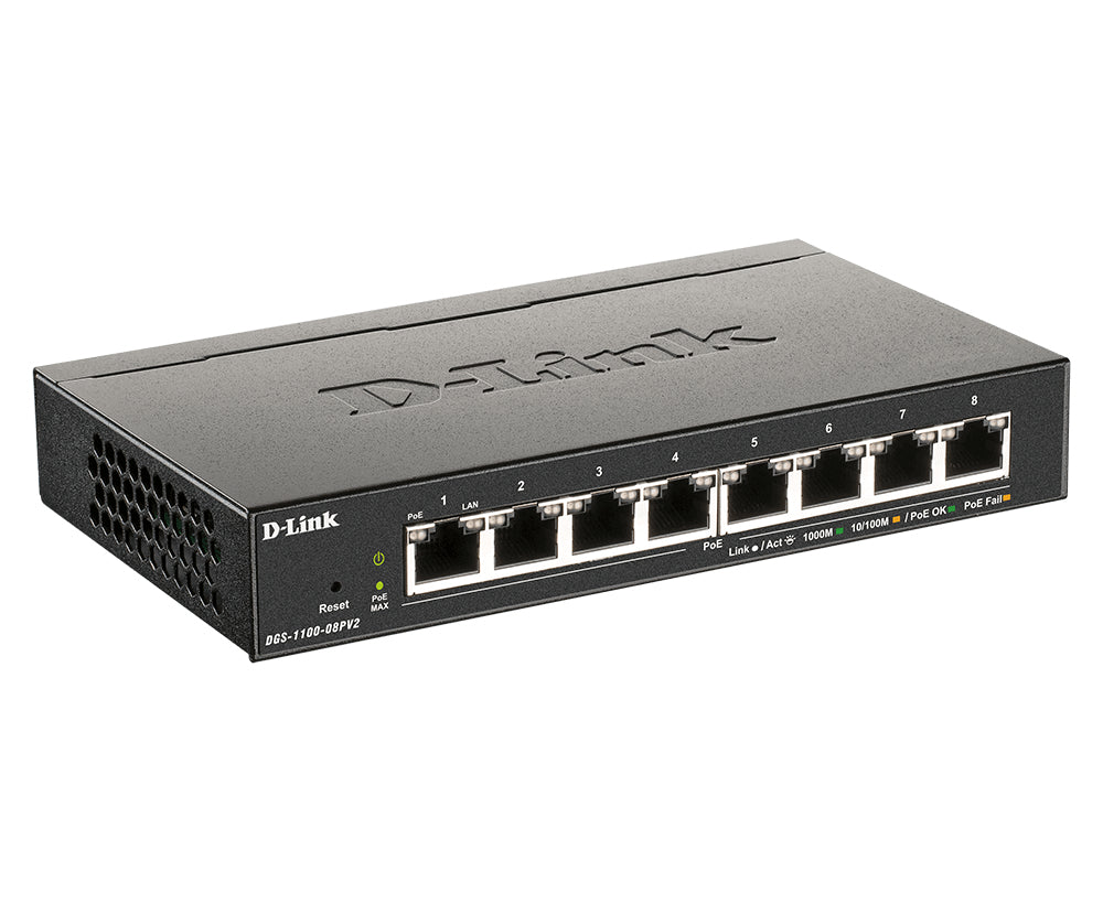 D-LINK DGS-1100-08PV2 Network Switch