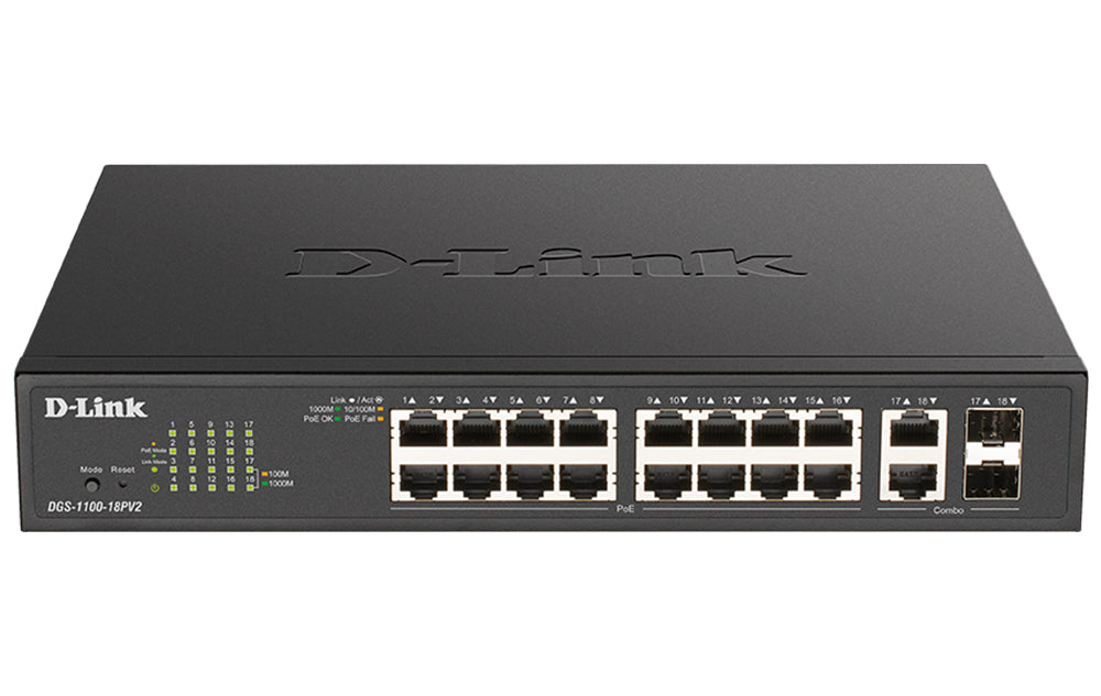 D-LINK DGS-1100-18PV2 Network Switch