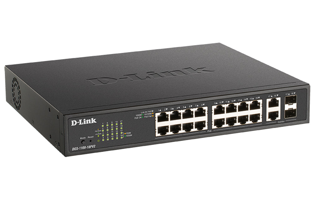 D-LINK DGS-1100-18PV2 Network Switch