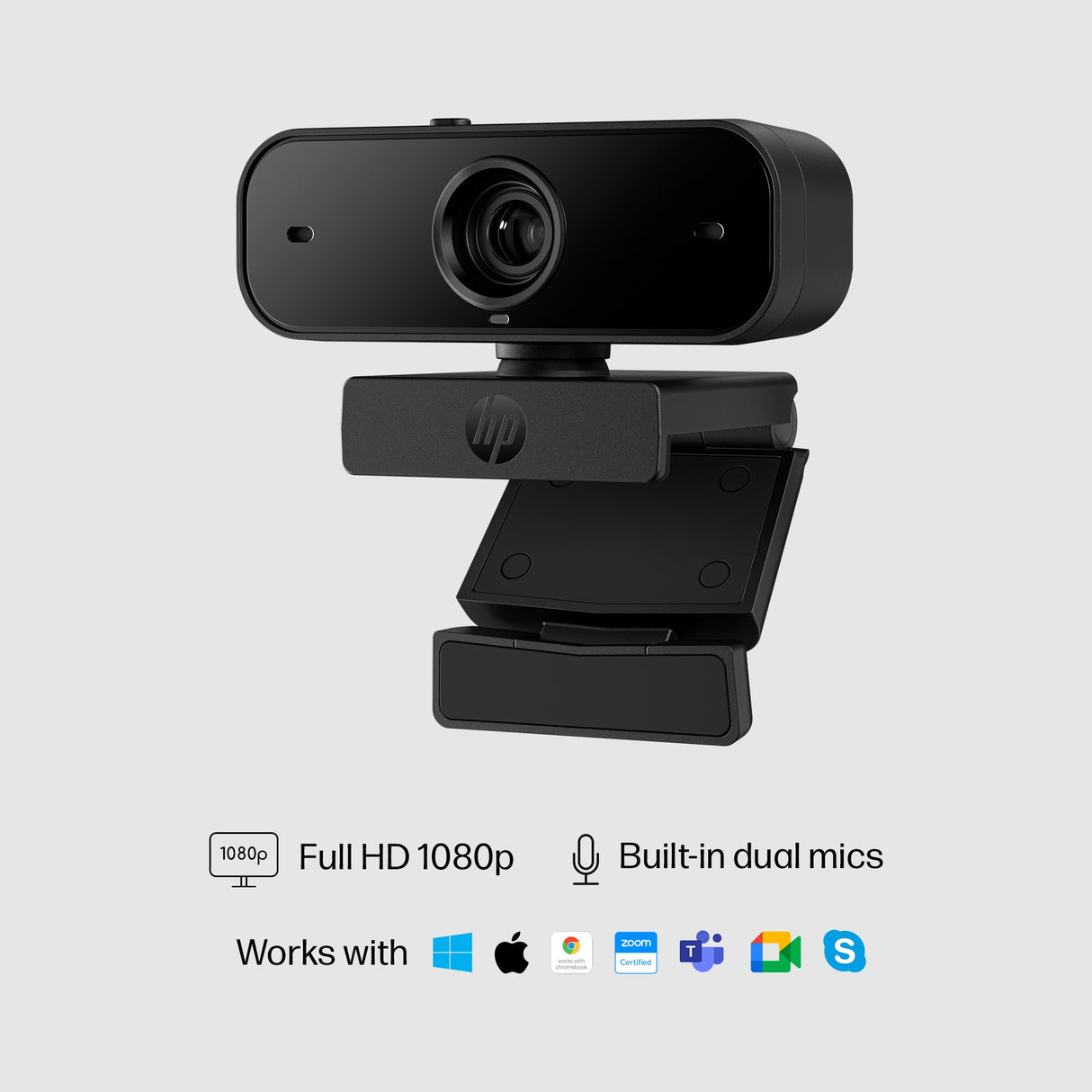 HP 430 – Full HD (1080p) – Dual Mic Array – UC Webcam