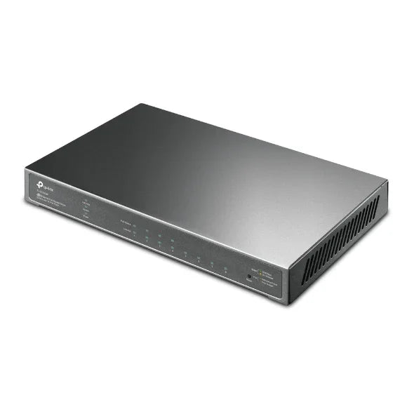 TP-LINK 8× 10|100|1000 Mbps RJ45 | 16 Gbps | 8k MAC | 209 x 126 x 26mm (TL-SG2008P)