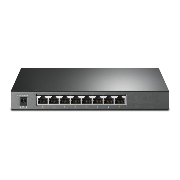 TP-LINK 8× 10|100|1000 Mbps RJ45 | 16 Gbps | 8k MAC | 209 x 126 x 26mm (TL-SG2008P)