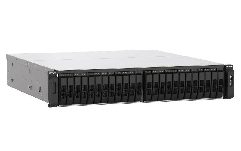 QNAP 24 x 2.5" | AMD EPYC 7302P | 128 GB RDIMM DDR4 ECC | 5GB Flash | 2 x 1100W | 100-240V | 15.2 kg (TS-H2490FU-7302P-128G)