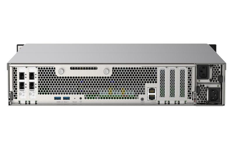 QNAP 24 x 2.5" | AMD EPYC 7302P | 128 GB RDIMM DDR4 ECC | 5GB Flash | 2 x 1100W | 100-240V | 15.2 kg (TS-H2490FU-7302P-128G)