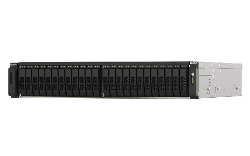 QNAP 24 x 2.5" | AMD EPYC 7302P | 128 GB RDIMM DDR4 ECC | 5GB Flash | 2 x 1100W | 100-240V | 15.2 kg (TS-H2490FU-7302P-128G)