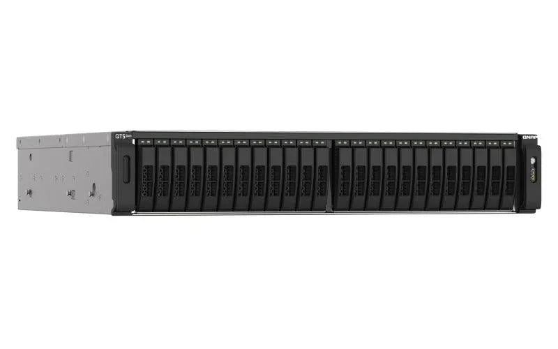 QNAP 24 x 2.5" | AMD EPYC 7302P | 128 GB RDIMM DDR4 ECC | 5GB Flash | 2 x 1100W | 100-240V | 15.2 kg (TS-H2490FU-7302P-128G)