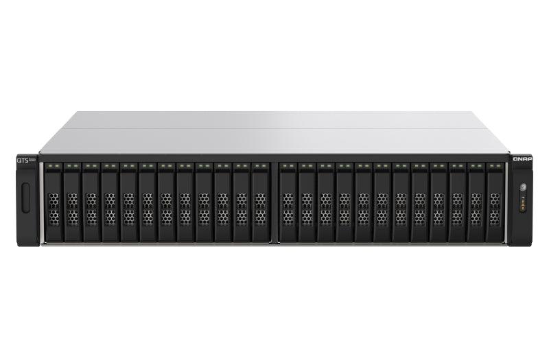 QNAP 24 x 2.5" | AMD EPYC 7302P | 128 GB RDIMM DDR4 ECC | 5GB Flash | 2 x 1100W | 100-240V | 15.2 kg (TS-H2490FU-7302P-128G)