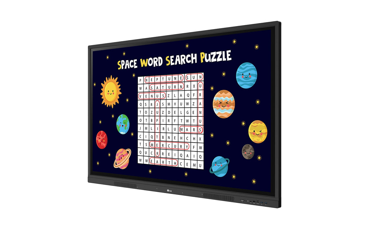 LG INTERACTIVE DISPLAY (TR3DK) 86" UHD, 390NITS, ANDROID 8.0, WIFI, HDMI, USB, 16/7, 3YR