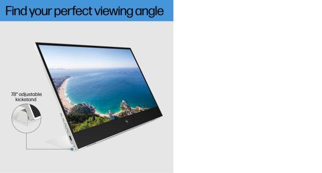 HP E-Series E14 G4 computer monitor (14") Full HD LED White
