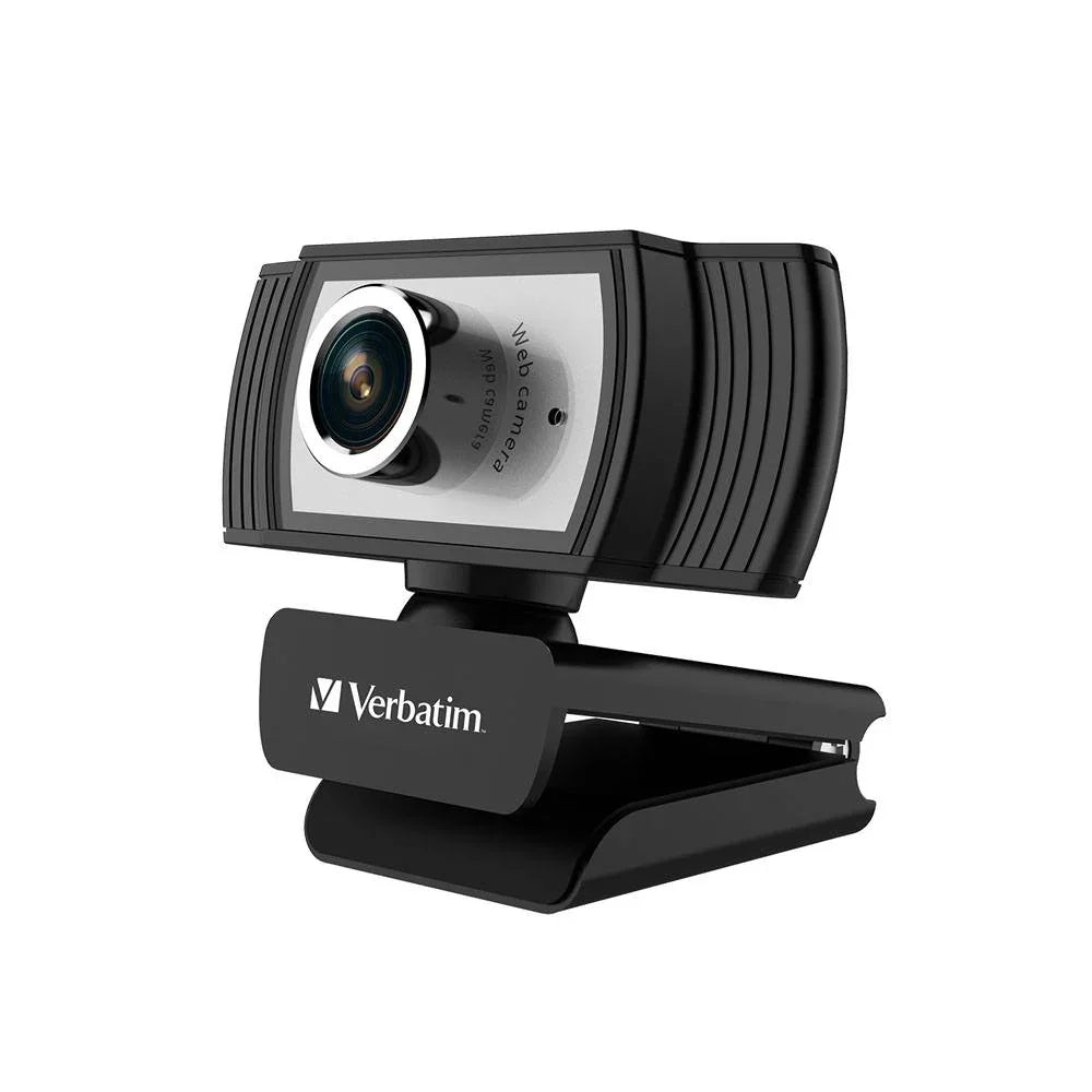 VERBATIM 66614 – 1080p / 30fps / USB-A – Conference Webcam with Autofocus & Light Correction