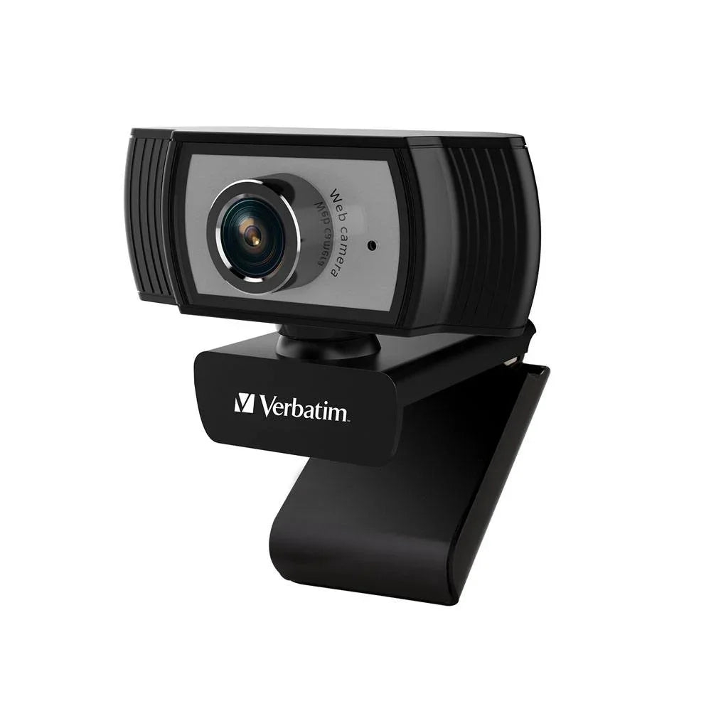 VERBATIM 66614 – 1080p / 30fps / USB-A – Conference Webcam with Autofocus & Light Correction