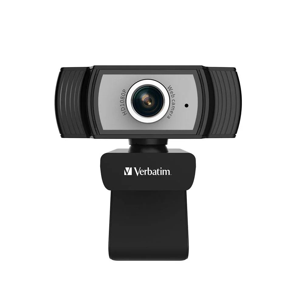 VERBATIM 66614 – 1080p / 30fps / USB-A – Conference Webcam with Autofocus & Light Correction
