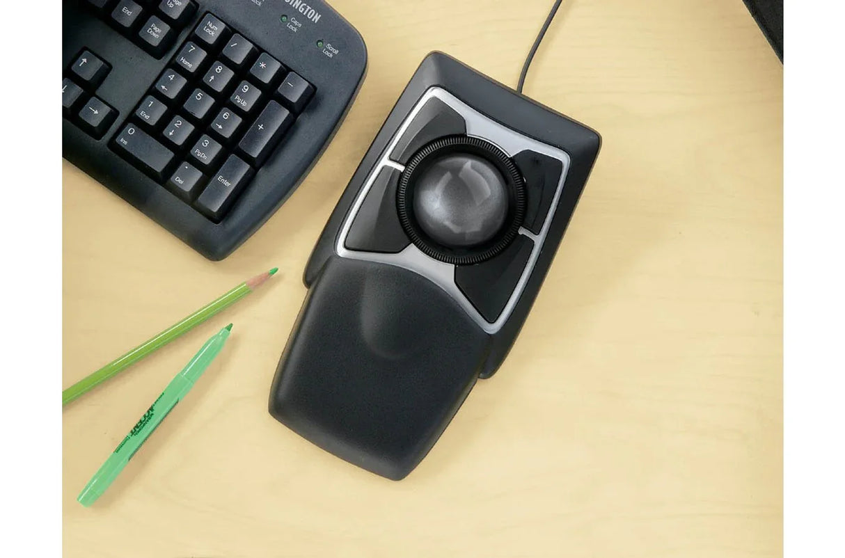 KENSINGTON Expert – Wired USB / 1200 DPI / Ergonomic – Office Trackball