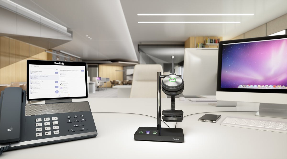 YEALINK WH62 DECT Wireless Headset DUAL TEAMS (1308001)