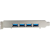 STARTECH 4-Port USB PCIe Card - 10Gbps USB 3.1|3.2 Gen 2 Type-A PCI Express Expansion Card with 2 Controllers - 4x USB-A - USB PCIe Add-On Adapter Card | Windows|Mac|Linux (PEXUSB314A2V2) (PEXUSB314A2V2) STARTECH