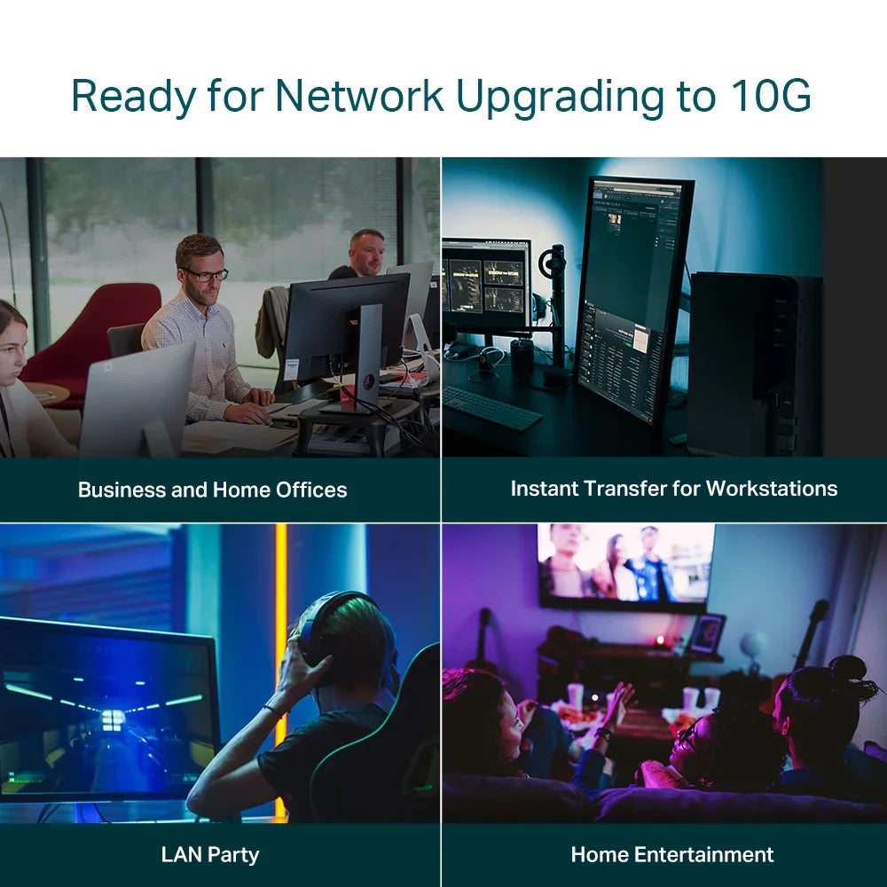 TP-LINK 10G Desktop/Rackmount Network Switch