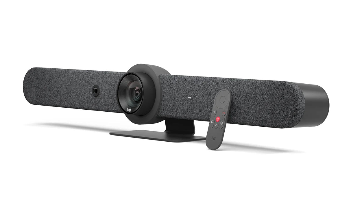 LOGITECH Tap Rally Bar Bundle – 4K Ultra HD / 90° Standard / Touch Controller Included – Zoom Certified Video Conferencing System