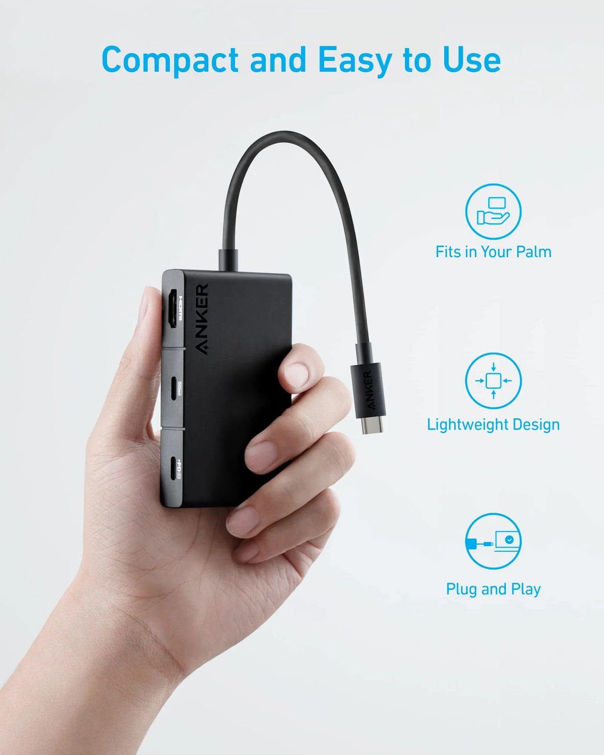 ANKER 332 USB-C Hub