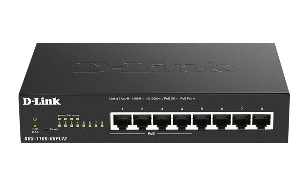 D-LINK DGS-1100-08PLV2 Network Switch