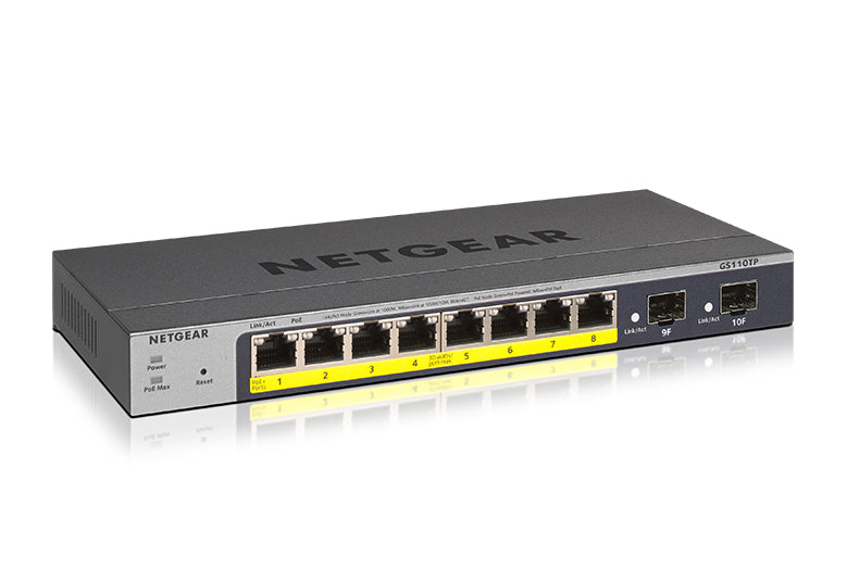 NETGEAR GS110TP Network Switch 128MB