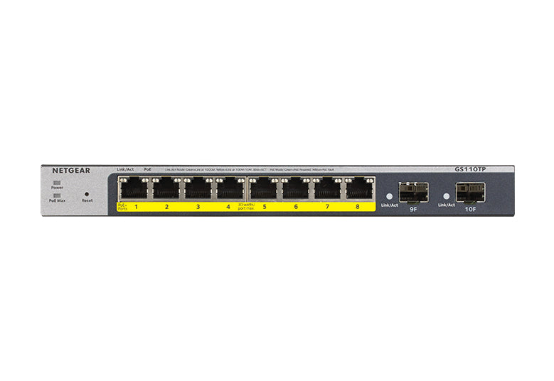 NETGEAR GS110TP Network Switch 128MB