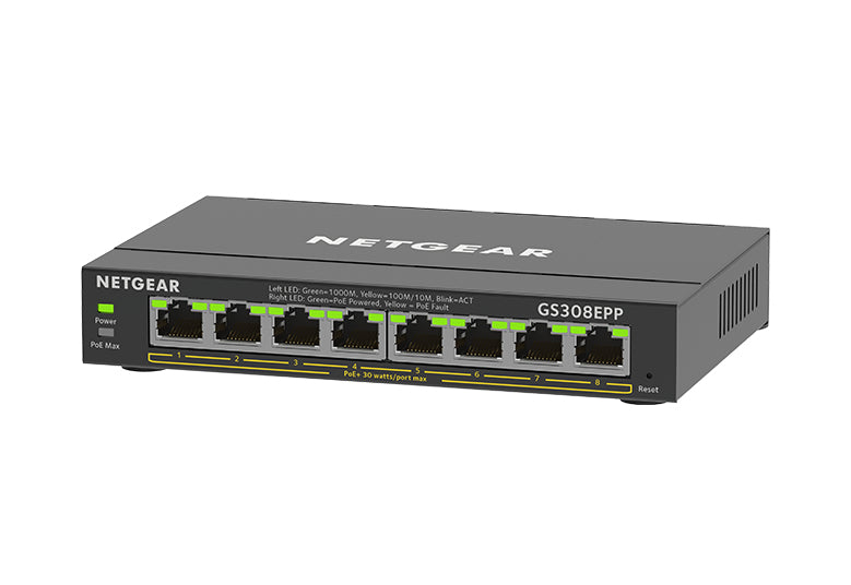 NETGEAR GS308EPP Network Switch