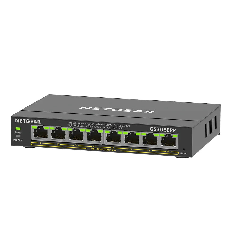 NETGEAR GS308EPP Network Switch