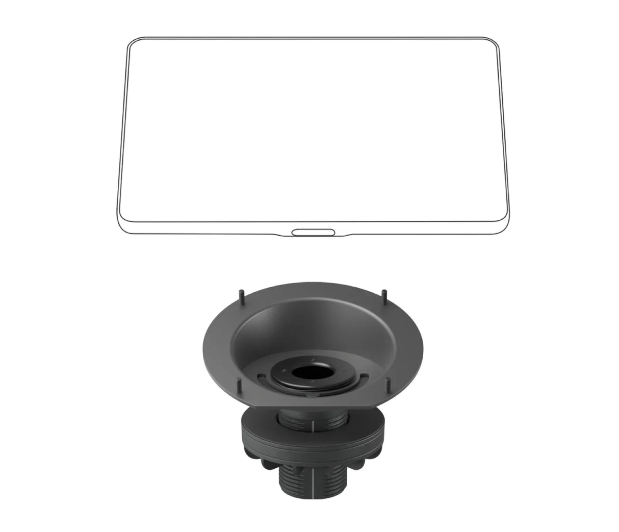 LOGITECH TAP RISER MOUNT – Touch Controller Included – UC Accessories