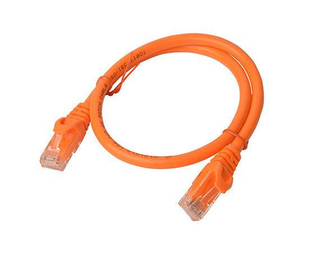 8WARE 25cm Orange CAT6A Ethernet Network Cable