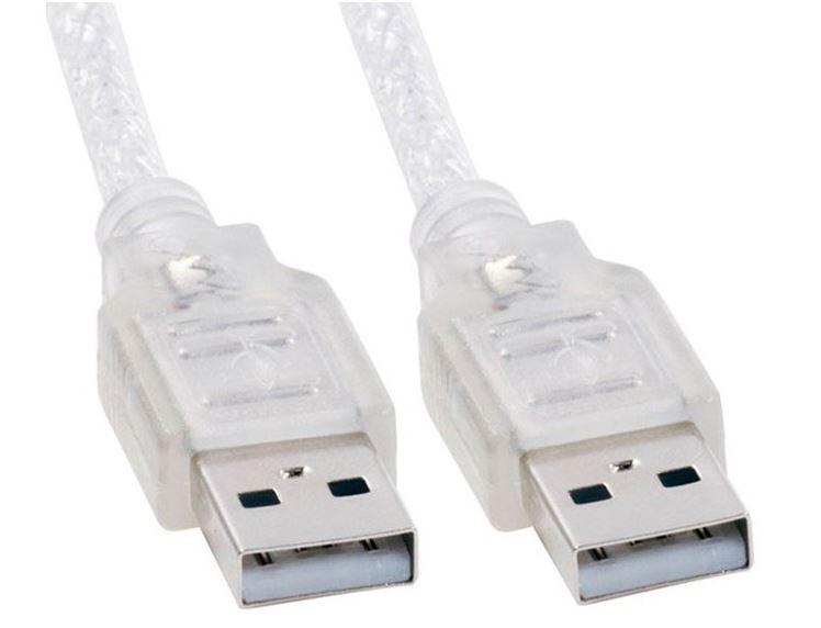8WARE 2m USB 2.0 Cable - Type A to Type A Male to Male High Speed Data Transfer for Printer Scanner Cameras Webcam Keyboard Mouse Joystick