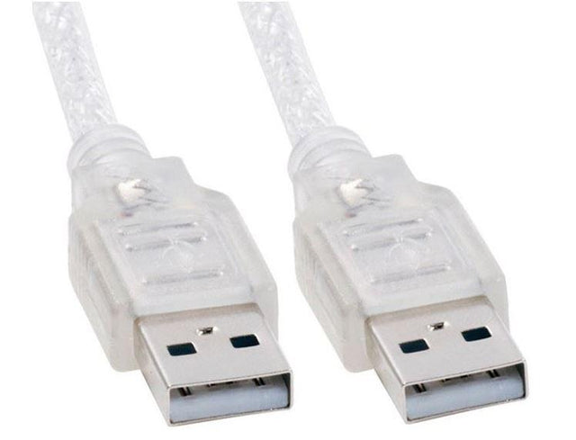 8WARE 2m USB 2.0 Cable - Type A to Type A Male to Male High Speed Data Transfer for Printer Scanner Cameras Webcam Keyboard Mouse Joystick