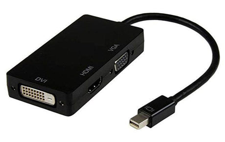 8WARE 3 in1 Thunderbolt Mini DP DisplayPort to HDMI DVI VGA