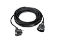 8WARE AU Power Cable Extension 3-Pin Male to Female 2m 3-Pin AU Piggy Back Black