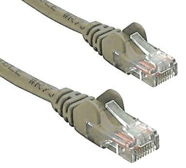 8WARE CAT5e Cable 25cm / 0.25m - Grey Color Premium RJ45 Ethernet Network LAN UTP Patch Cord 26AWG CU Jacket