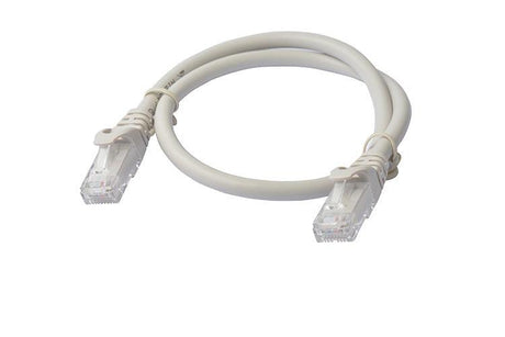 8WARE CAT6A Cable 0.5m (50cm) - Grey Color RJ45 Ethernet Network LAN UTP Patch Cord Snagless