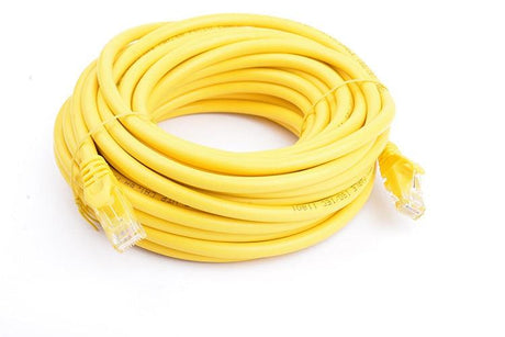 8WARE CAT6A Cable 10m - Yellow Color RJ45 Ethernet Network LAN UTP Patch Cord Snagless