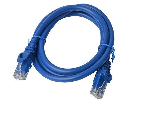 8WARE CAT6A Cable 1m - Blue Color RJ45 Ethernet Network LAN UTP Patch Cord Snagless