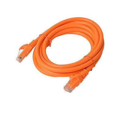 8WARE CAT6A Cable 3m - Orange Color RJ45 Ethernet Network LAN UTP Patch Cord Snagless