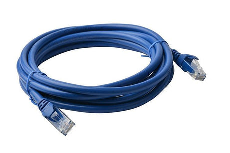 8WARE CAT6A Cable 5m - Blue Color RJ45 Ethernet Network LAN UTP Patch Cord Snagless