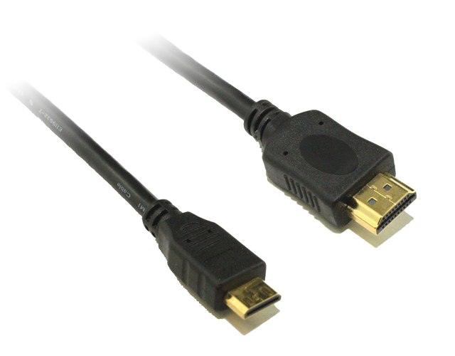 8WARE Mini HDMI to HDMI Cable 3m with Ethernet 1.4V 3D HD 1080p Male to Male for Camera Camcorder Mobile Laptop Tablet Graphic Video Card